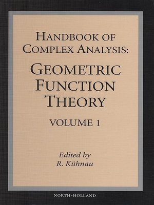 cover image of Handbook of Complex Analysis